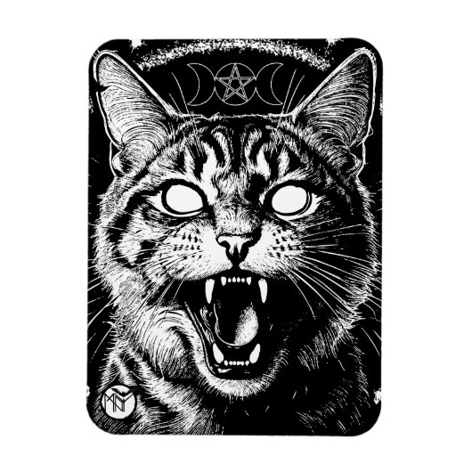 Bewitched Tabby Magneet (Verticaal)