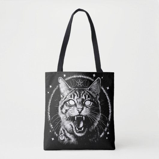 Bewitched Tabby Tote Bag (Voorkant)