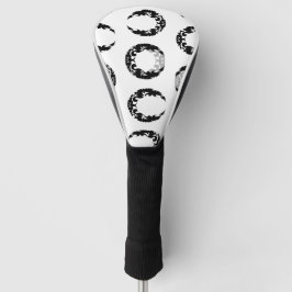 Bewitching Black Crescent Moon Silhouette Golfheadcover