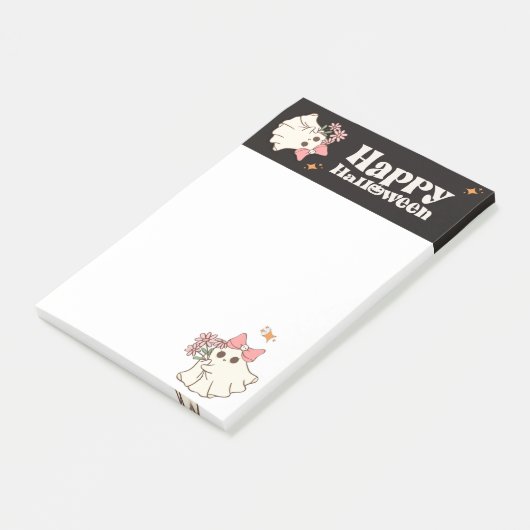 Bewitching Blooms — Halloween with Heart Post-it® Notes (Schuin)