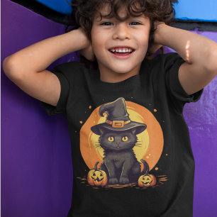 Bewitching Halloween Kitty Kat T-shirt