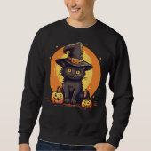 Bewitching Halloween Kitty Kat Trui (Voorkant)