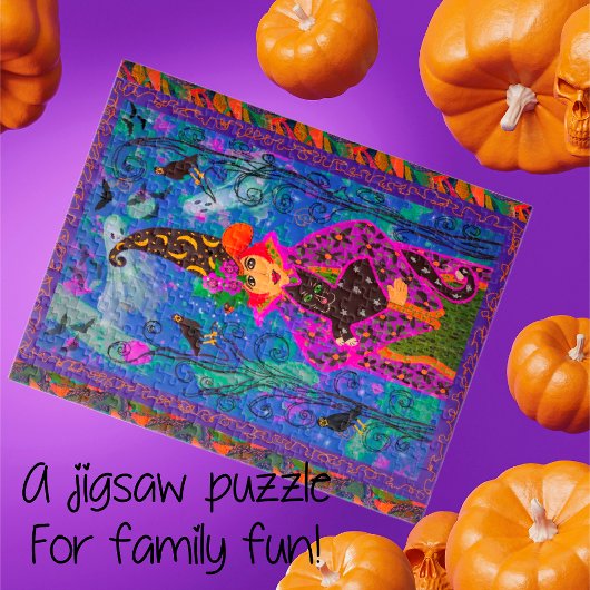 Bewitching Halloween nacht Legpuzzel