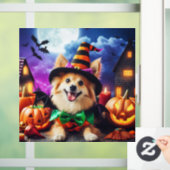Bewitching Pup's Halloween Howl Raamsticker (Huis)