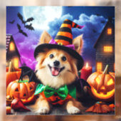 Bewitching Pup's Halloween Howl Raamsticker (Vel 2)