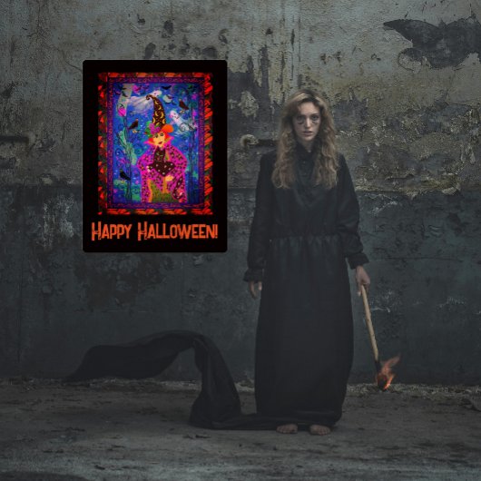 Bewitching Spooky Gelukkig Halloween Party Decor Poster