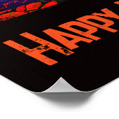 Bewitching Spooky Gelukkig Halloween Party Decor Poster (Hoek)