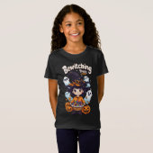 Bewitching Treats: een zoete en spookachtige Hallo T-shirt (Voorkant volledig)
