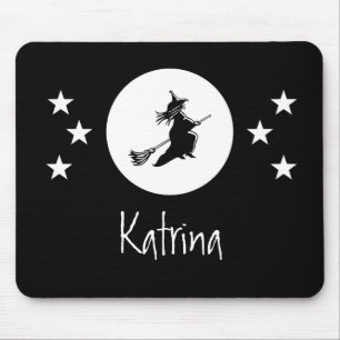 Bewitsen van Halloween Mousepad, zwart Muismat