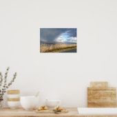 bewolkt dag waterschap Poster (Keuken)