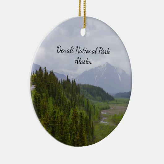 Bewolkt in Denali Ornament (Rechts)