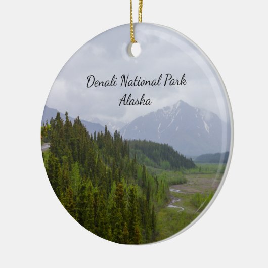 Bewolkt in Denali Ornament (Links)