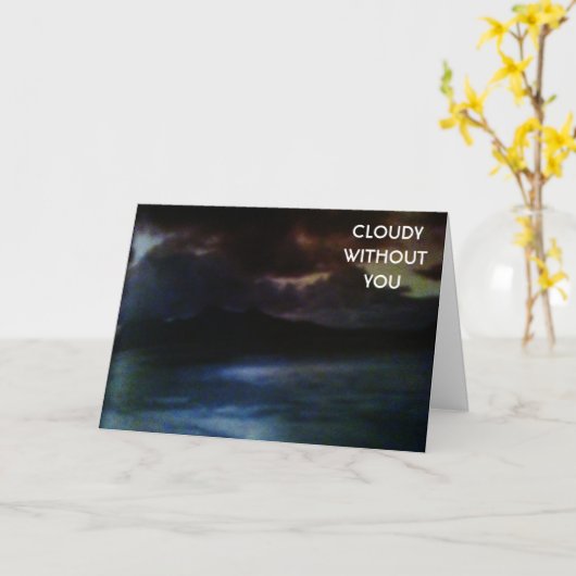 BEWOLKT ZONDER DAT JE JE MIST KAART (Gele Bloem)