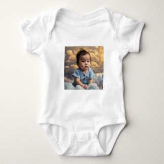 bewolkte baby romper