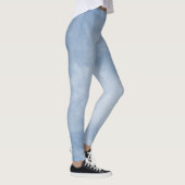 Bewolkte Blauwe Lucht Leggings (Rechts)