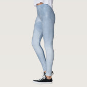 Bewolkte Blauwe Lucht Leggings (Links)