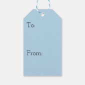Bewolkte Coffee Pot Rock in Sedona Arizona Cadeaulabel (Achterkant)