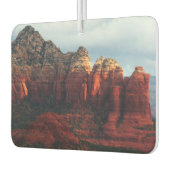 Bewolkte Coffee Pot Rock in Sedona Arizona Luchtverfrisser (Links)