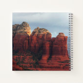 Bewolkte Coffee Pot Rock in Sedona Arizona Notitieboek (Achterkant)