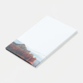 Bewolkte Coffee Pot Rock in Sedona Arizona Post-it® Notes (Schuin)