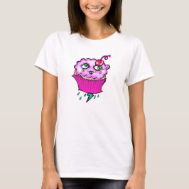Bewolkte Cupcake T-Shirt