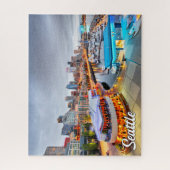 Bewolkte dag in Seattle, Washington, Verenigde Sta Legpuzzel (Verticaal)