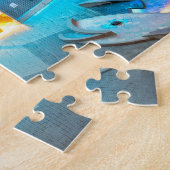 Bewolkte dag in Seattle, Washington, Verenigde Sta Legpuzzel (Zijkant)