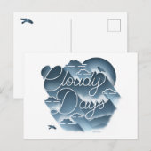 bewolkte dagen / Briefkaart (Voorkant / Achterkant)
