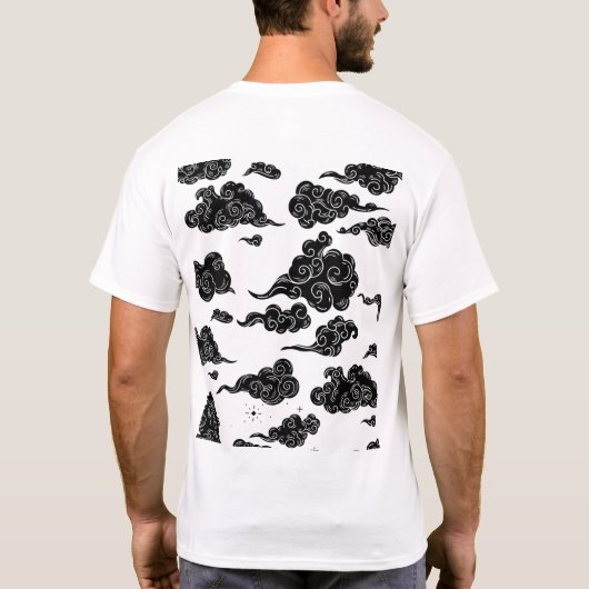 BEWOLKTE DAGEN T-SHIRT (Achterkant)