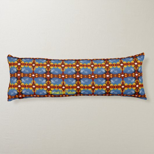 Bewolkte draken lichaam kussen (Achterkant)