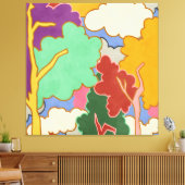 Bewolkte dromen canvas afdruk (Insitu (Woonkamer))