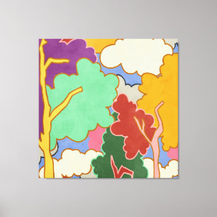 Bewolkte dromen canvas afdruk