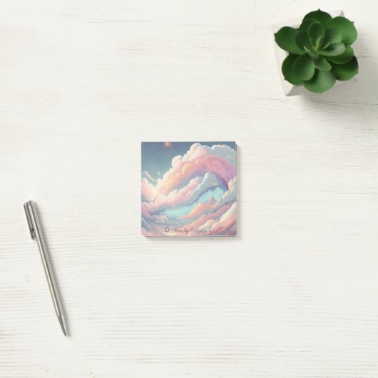 Bewolkte Eclipse Aurora Notities Post-it® Notes (Kantoor)