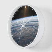 Bewolkte formaties in de Zuid-Indische Oceaan. (Hoek)