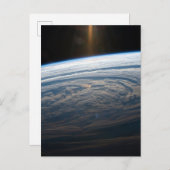 Bewolkte formaties in de Zuid-Indische Oceaan. Briefkaart (Voorkant / Achterkant)