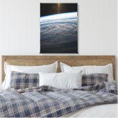 Bewolkte formaties in de Zuid-Indische Oceaan. Canvas Afdruk (Insitu (Slaapkamer))