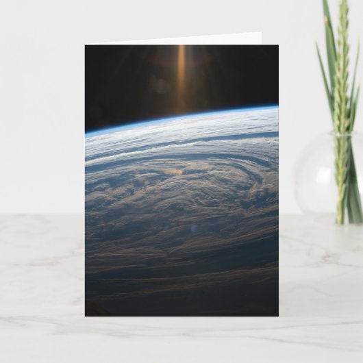 Bewolkte formaties in de Zuid-Indische Oceaan. Kaart (Voorkant)