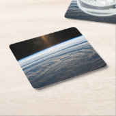 Bewolkte formaties in de Zuid-Indische Oceaan. Kartonnen Onderzetters (Schuin)