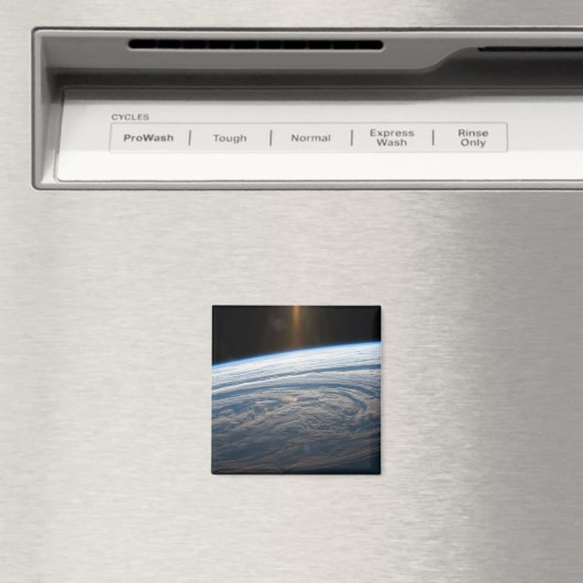 Bewolkte formaties in de Zuid-Indische Oceaan. Magneet (Insitu (Vaatwasser))