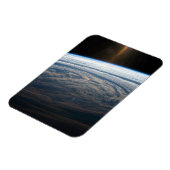 Bewolkte formaties in de Zuid-Indische Oceaan. Magneet (Linkerzijde)