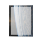 Bewolkte formaties in de Zuid-Indische Oceaan. Notitieblok (Linkerzijde)