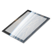 Bewolkte formaties in de Zuid-Indische Oceaan. Notitieblok (Schuin)