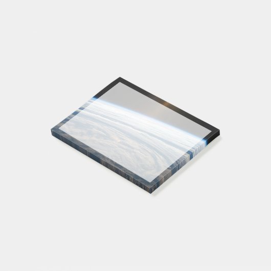 Bewolkte formaties in de Zuid-Indische Oceaan. Post-it® Notes (Schuin)