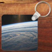 Bewolkte formaties in de Zuid-Indische Oceaan. Sleutelhanger (Achterkant)