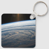 Bewolkte formaties in de Zuid-Indische Oceaan. Sleutelhanger (Achterkant)