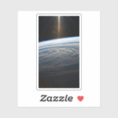 Bewolkte formaties in de Zuid-Indische Oceaan. Sticker (Vel)