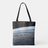 Bewolkte formaties in de Zuid-Indische Oceaan. Tote Bag (Achterkant)