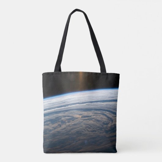 Bewolkte formaties in de Zuid-Indische Oceaan. Tote Bag (Achterkant)