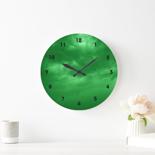 Bewolkte Groene Hemel Grote Klok (Huis)