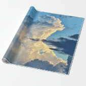 BEWOLKTE HEMEL CADEAUPAPIER (Uitgerold)